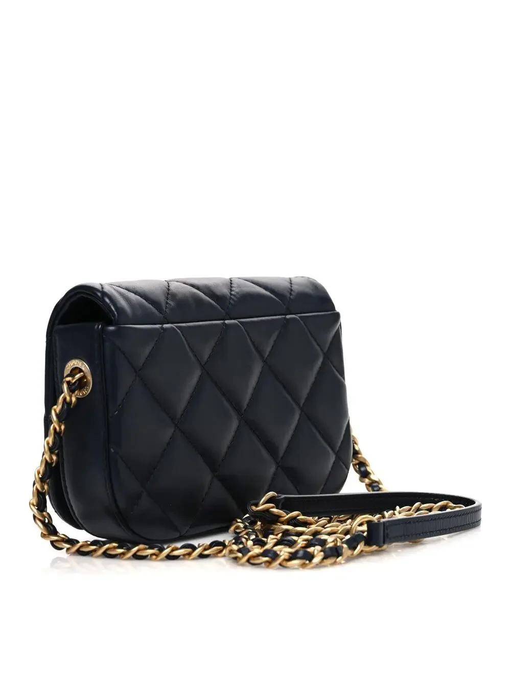 Chanel Calfskin Quilted Mini Nailed Cc #338437C33B